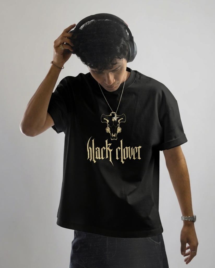 Oversized Black Clover T-Shirt
