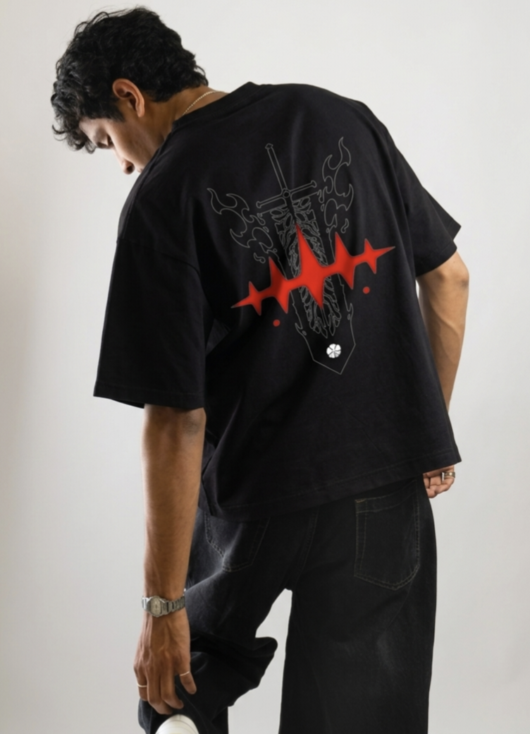 Oversized Black Clover T-Shirt